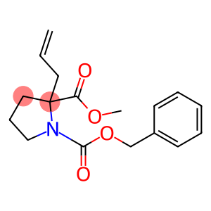 1,2-Pyrrolidinedicarboxylic acid, 2-(2-propen-1-yl)-, 2-methyl 1-(phenylmethyl) ester
