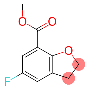 7-Benzofurancarboxylic acid, 5-fluoro-2,3-dihydro-, methyl ester