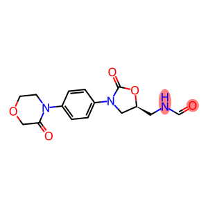 N-{[(5S)-2-oxo-3-[4-(3-oxomorpholin-4-yl)phenyl]-1,3-oxazolidin-5-yl]methyl}formamide