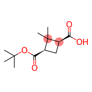 (1S,3R)-3-(tert-butoxycarbonyl)-2,2-dimethylcyclobutanecarboxylic acid