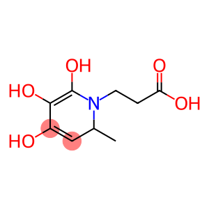 1(2H)-Pyridinepropanoic acid, 4,5,6-trihydroxy-2-methyl- (9CI)