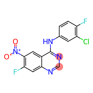 4-[(3-氯-4氟)氨基]-6-硝基-7-氟-喹唑啉氨