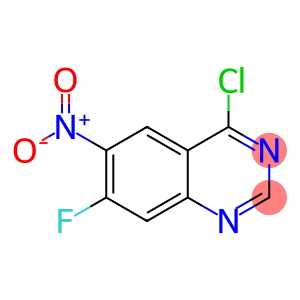 quinazoline, 4-chloro-7-fluoro-6-nitro-