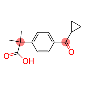 4-(Cyclopropylcarbonyl)-α,α-dimethylbenzeneacetic Acid