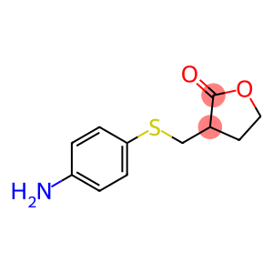 2(3H)-Furanone, 3-[[(4-aminophenyl)thio]methyl]dihydro-