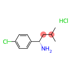 (1S)-1-(4-CHLOROPHENYL)-3-METHYLBUTAN-1-AMINE HYDROCHLORIDE
