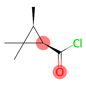 Cyclopropanecarbonyl chloride, 2,2,3-trimethyl-, cis- (9CI)