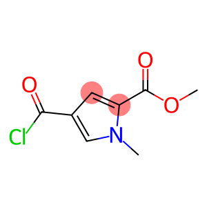 1H-Pyrrole-2-carboxylic acid, 4-(chlorocarbonyl)-1-methyl-, methyl ester (9CI)