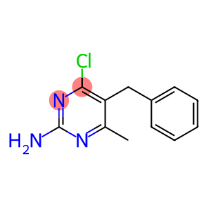2-PYRIMIDINAMINE, 4-CHLORO-6-METHYL-5-(PHENYLMETHYL)-