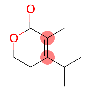 2H-Pyran-2-one,5,6-dihydro-3-methyl-4-(1-methylethyl)-(9CI)