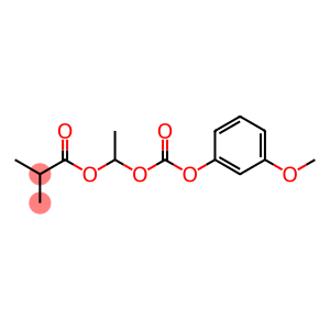 Propanoic acid, 2-methyl-, 1-[[(3-methoxyphenoxy)carbonyl]oxy]ethyl ester