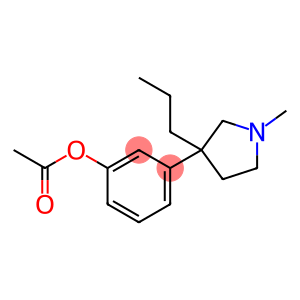 (+)-Acetic acid 3-(1-methyl-3-propyl-3-pyrrolidinyl)phenyl ester