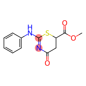 Tetrahydro-4-oxo-2-(phenylimino)-2H-1,3-thiazine-6-carboxylic acid methyl ester