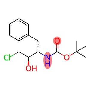 Carbamic acid, N-[(1S,2R)-3-chloro-2-hydroxy-1-(phenylmethyl)propyl]-, 1,1-dimethylethyl ester