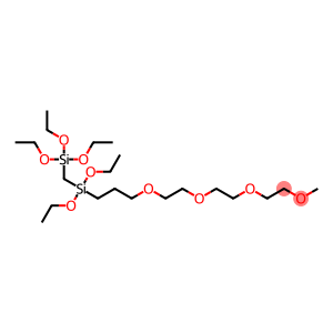 [2-Methoxy(Triethyleneoxy)Propyl]-1,1,1,3,3-Pentaethoxy-1,3-Disilapropane