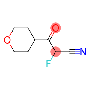 2-fluoro-3-oxo-3-(tetrahydro-2H-pyran-4-yl)propanenitrile