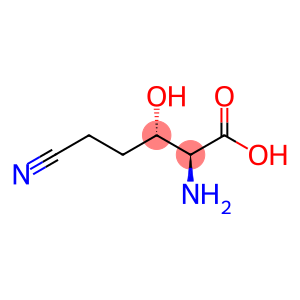 L-Norvaline, 5-cyano-3-hydroxy-, erythro- (9CI)