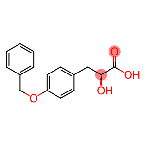 Benzenepropanoic acid, .alpha.-hydroxy-4-(phenylmethoxy)-, (.alpha.S)-