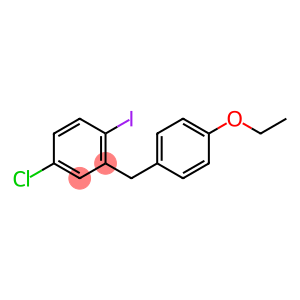Benzene, 4-chloro-2-[(4-ethoxyphenyl)methyl]-1-iodo-