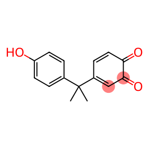 4-[2-(4-hydroxyphenyl)propan-2-yl]cyclohexa-3,5-diene-1,2-dione