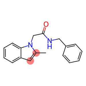 N-benzyl-2-(2-methyl-1H-indol-1-yl)acetamide