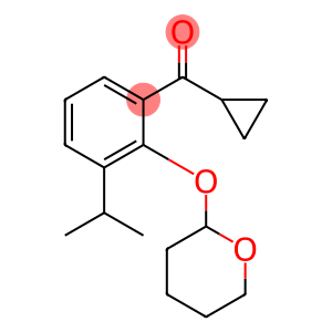 Methanone, cyclopropyl[3-(1-methylethyl)-2-[(tetrahydro-2H-pyran-2-yl)oxy]phenyl]-