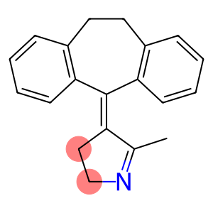 2H-Pyrrole, 4-(10,11-dihydro-5H-dibenzo[a,d]cyclohepten-5-ylidene)-3,4-dihydro-5-methyl-