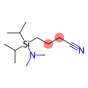 4-[dimethylamino-di(propan-2-yl)silyl]butanenitrile