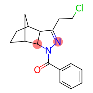 3-benzoyl-5-(2-chloroethyl)-3,4-diazatricyclo[5.2.1.0~2,6~]dec-4-ene