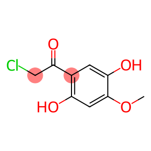 Ethanone, 2-chloro-1-(2,5-dihydroxy-4-methoxyphenyl)- (9CI)