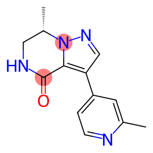 Pyrazolo[1,5-a]pyrazin-4(5H)-one, 6,7-dihydro-7-methyl-3-(2-methyl-4-pyridinyl)-, (7S)-