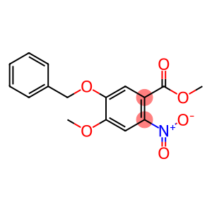 2-硝基-4-甲氧基-5-苄氧基苯甲酸甲酯