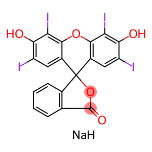 disodium 2-(2,4,5,7-tetraiodo-6-oxido-3-oxo-3H-xanthen-9-yl)benzoate
