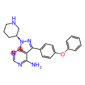 (S)-3-(4-phenoxyphenyl)-1-(piperidin-3-yl)-1H-pyrazolo[3,4-d]pyrimidin-4-amine