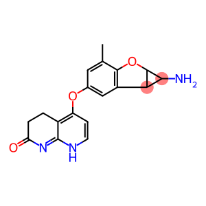 5-((1-amino-3-methyl-1a,6b-dihydro-1H-cyclopropa[b]benzofuran-5-yl)oxy)-3,4-dihydro-1,8-naphthyridin-2(1H)-one