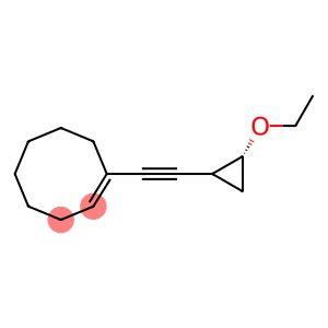 Cyclooctene, 1-[(2-ethoxycyclopropyl)ethynyl]-, trans- (9CI)