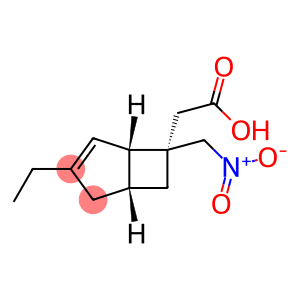 Bicyclo[3.2.0]hept-3-ene-6-acetic acid, 3-ethyl-6-(nitromethyl)-, (1S,5R,6R)-