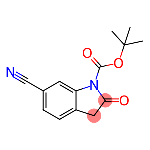 6-Cyano-2-oxo-2,3-dihydro-indole-1-carboxylic acid tert-butyl ester