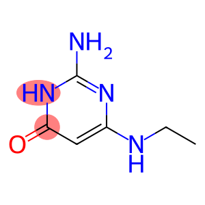 2-amino-6-(ethylamino)pyrimidin-4(3h)-one