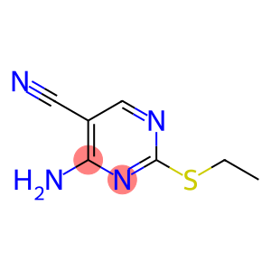 4-amino-2-(ethylthio)pyrimidine-5-carbonitrile