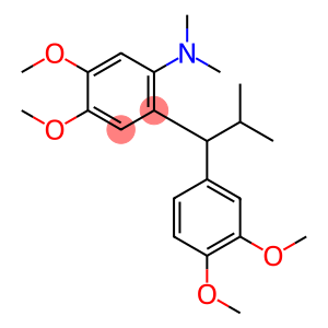 2-Methyl-1-(3,4-dimethoxyphenyl)-1-(2-dimethylamino-4,5-dimethoxypheny l)propane