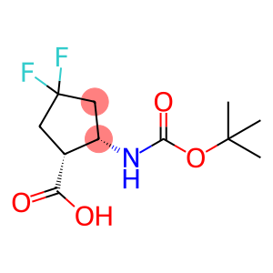 (1S,2R)-2-((tert-butoxycarbonyl)amino)-4,4-difluorocyclopentane-1-carboxylic acid