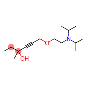 4-Hexyn-3-ol, 3-methyl-6-[2-(diisopropylamino)ethoxy]-