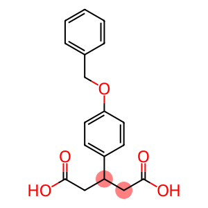 Pentanedioic acid, 3-[4-(phenylmethoxy)phenyl]-
