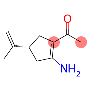 Ethanone, 1-[2-amino-4-(1-methylethenyl)-1-cyclopenten-1-yl]-, (R)- (9CI)