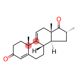 Androsta-4,9(11)-diene-3,17-dione, 16-methyl-, (16α)-