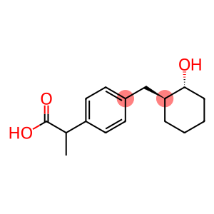 Benzeneacetic acid, 4-[[(1R,2S)-2-hydroxycyclohexyl]methyl]-α-methyl-, rel-