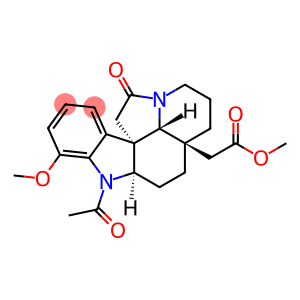 1-Acetyl-17-methoxy-10-oxyaspidospermidin-21-oic acid methyl ester