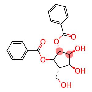 1,2,3,4-Cyclopentanetetrol, 5-(hydroxymethyl)-, 1,2-dibenzoate, [1R-(1α,2β,3α,4α,5β)]- (9CI)