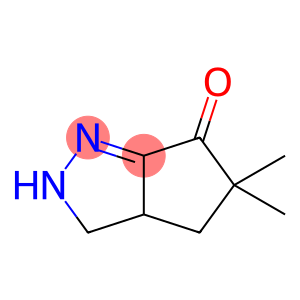 6(2H)-Cyclopentapyrazolone,  3,3a,4,5-tetrahydro-5,5-dimethyl-